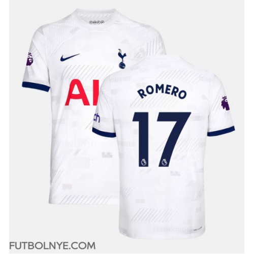 Camiseta Tottenham Hotspur Cristian Romero #17 Primera Equipación 2023-24 manga corta